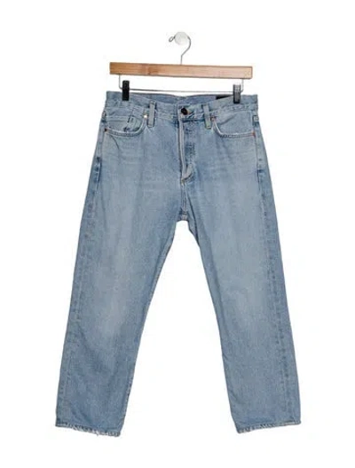 Pre-owned Goldsign Mid-rise Straight Leg Jeans In Blue