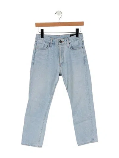 Pre-owned Goldsign Mid-rise Straight Leg Jeans In Blue