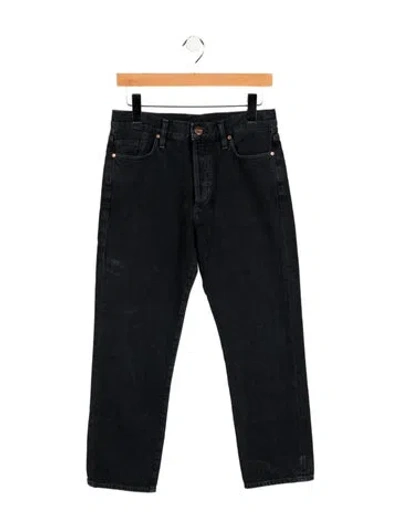 Pre-owned Goldsign Mid-rise Straight Leg Jeans In Blue