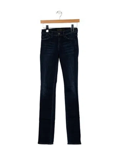 Pre-owned Goldsign Mid-rise Straight Leg Jeans In Blue