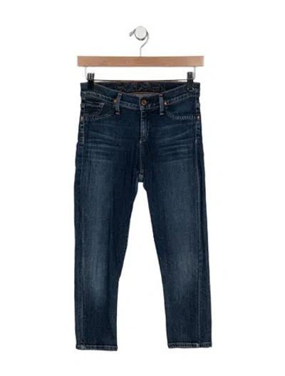 Pre-owned Goldsign Mid-rise Straight Leg Jeans In Blue