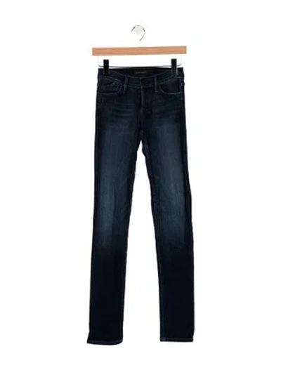 Pre-owned Goldsign Mid-rise Straight Leg Jeans In Blue