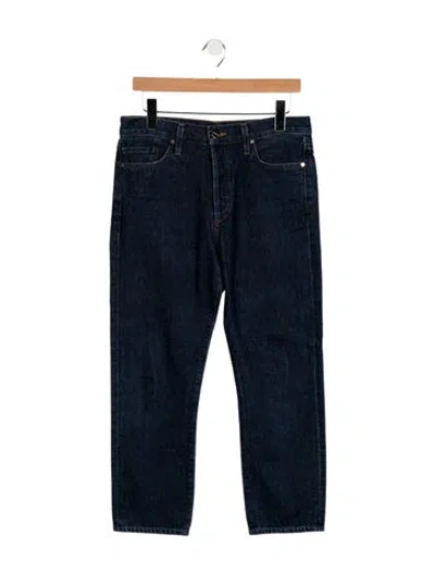 Pre-owned Goldsign Mid-rise Straight Leg Jeans In Blue