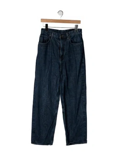 Pre-owned Goldsign Mid-rise Straight Leg Jeans In Blue