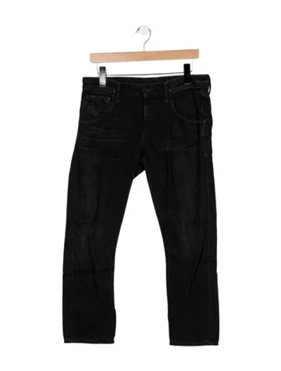 Pre-owned Goldsign Mid-rise Straight Leg Jeans In Blue