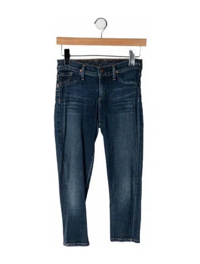 Pre-owned Goldsign Mid-rise Straight Leg Jeans In Blue