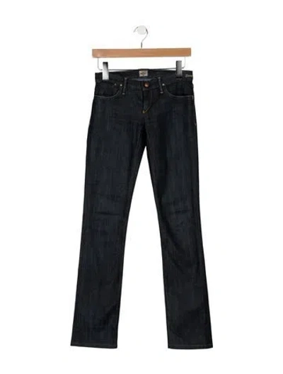 Pre-owned Goldsign Mid-rise Straight Leg Jeans In Blue