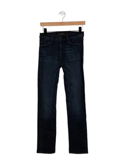 Pre-owned Goldsign Mid-rise Straight Leg Jeans In Blue
