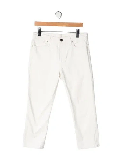 Pre-owned Goldsign Mid-rise Straight Leg Jeans In Neutrals