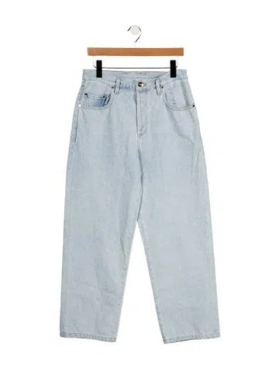 Pre-owned Goldsign Mid-rise Straight Leg Jeans W/ Tags In Blue