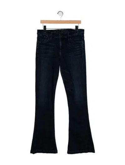 Pre-owned Goldsign Mid-rise Wide Leg Jeans In Blue