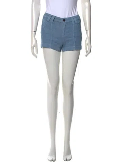 Pre-owned Goldsign Mini Shorts In Blue