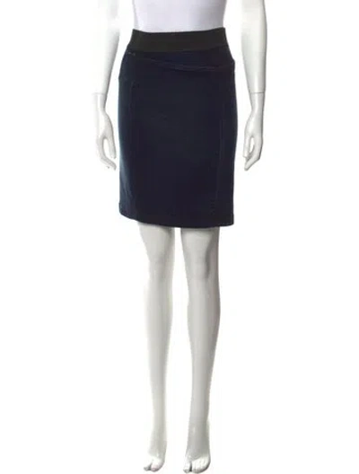 Pre-owned Goldsign Mini Skirt In Blue