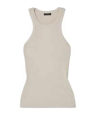 Goldsign Minimalist Slim-fit Tank Top In Neutral