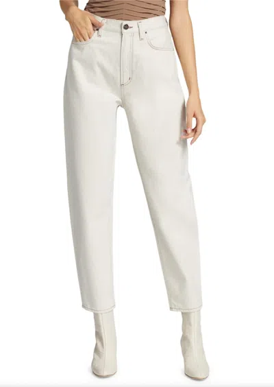 Goldsign Peg Jeans In Powdered Grey In White