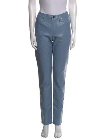 Pre-owned Goldsign Straight Leg Pants In Blue