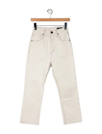 Pre-owned Goldsign Straight Leg Pants In Neutral