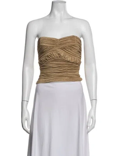 Pre-owned Goldsign Strapless Top W/ Tags In Multicolor