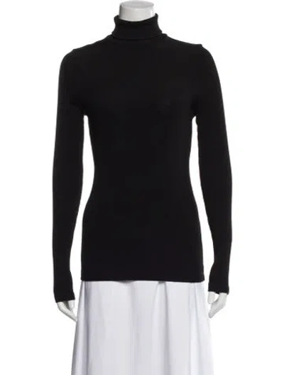Pre-owned Goldsign Turtleneck Long Sleeve Top In Black