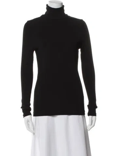 Pre-owned Goldsign Turtleneck Long Sleeve Top In Black