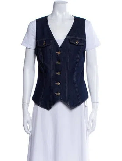 Pre-owned Goldsign Vest In Blue