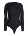 Goldsign Woman Bodysuit Black Size S Polyamide, Elastane In Black