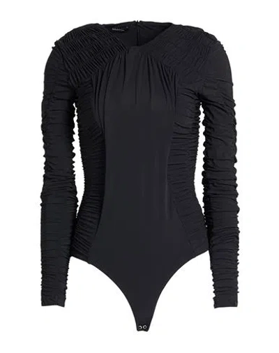 Goldsign Woman Bodysuit Black Size S Polyamide, Elastane