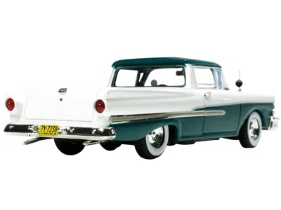 Goldvarg Collection 1958 Ford Ranchero Gulfstream Blue And White With Blue Interior Limited Edition To 180 Pieces Worldw