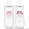 Goldwell Dualsenses Color Brilliance Extra Rich Shampoo And Conditioner 1l Duo