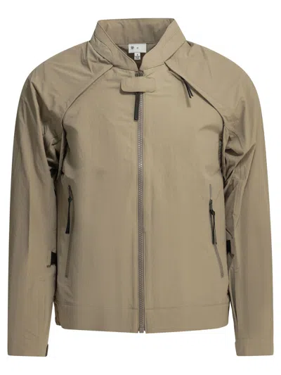 Goldwin "0 Convertible" Technical Jacket In Brown