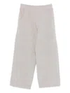 Goldwin 0 Fleece-texture Track Pants In Gray