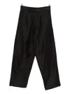 Goldwin 0 Helicoid Cotton Trousers In Black
