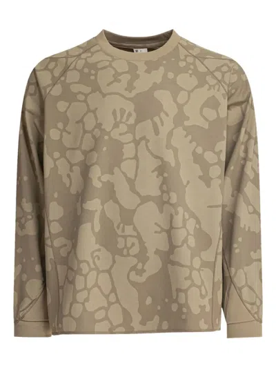 GOLDWIN ABSTRACT-PRINT CREW-NECK SWEATSHIRT