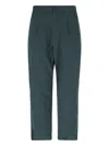 Goldwin Activewear Pants With Elasticized Waistband And Front Pleats