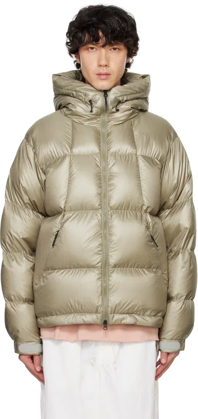 Goldwin Beige Pertex Quantum Down Jacket In Oak Beige