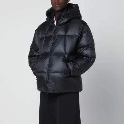 Goldwin Black Padded Parka In Pertex Quantum