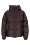 Goldwin Brown Nylon Pertex Quantum Down Jacket In Brown