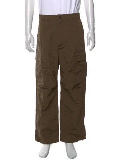 Pre-owned Goldwin Cargo Pants In Green