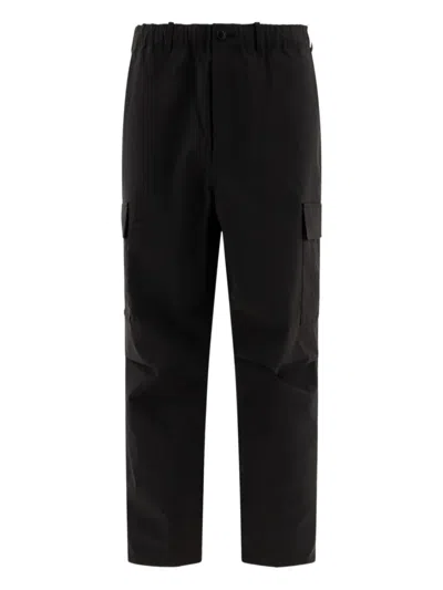 Goldwin Cargo Twill Trousers In Black