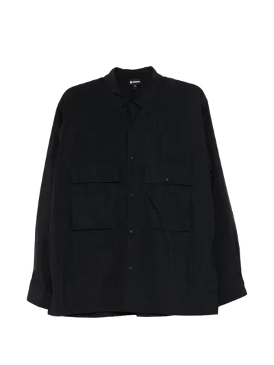 Goldwin Classic Collar Long-sleeve Shirt In Black