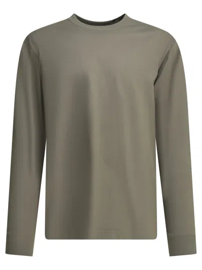 Goldwin Cooling Aquora L/s T-shirts Grey In Green