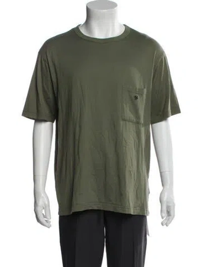 Pre-owned Goldwin Crew Neck Short Sleeve T-shirt In Green