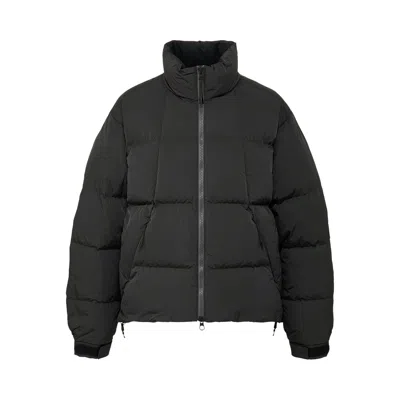Pre-owned Goldwin Dope Dyed Ripple Nylon Down Jacket 'deep Charcoal' | Grey | Men's Size 2 In Gray