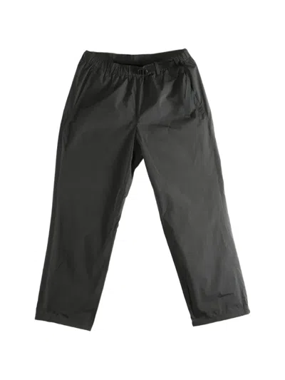 Goldwin Dope Dyed Ripstop Trousers In Black