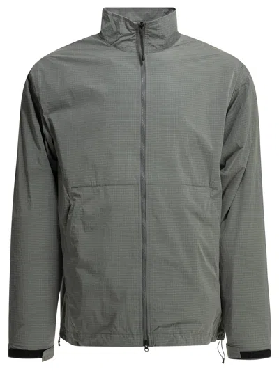 Goldwin "dope Dyed Rip-stop" Windbreaker Jacket In Gray