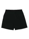 Goldwin Drawstring Deck Shorts In Black