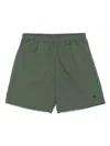 Goldwin Drawstring Deck Shorts In Green