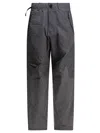 Goldwin " 0 Helicoid" Cargo Trousers In Gray