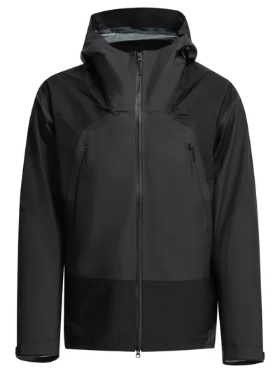 Goldwin Gore-tex 3l Rain Jacket In Black