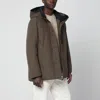 Goldwin Brown Gore-tex Down Jacket In Brown